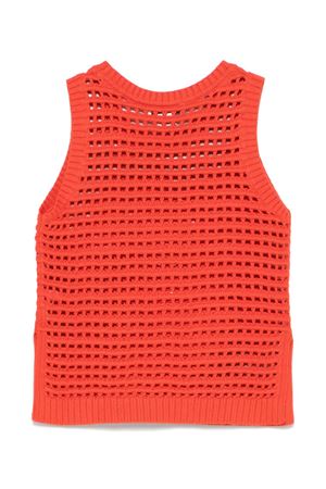 top in cotone rosso STELLA McCARTNEY KIDS | TW9A42Z1876421